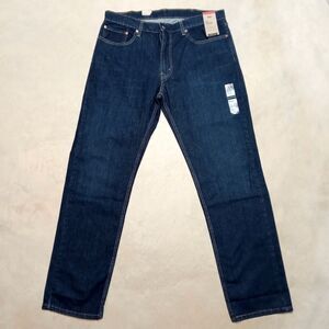 NWT Levi's 559 Relaxed Straight Jeans Size 38x36 Dark Wash Stretch Denim NEW